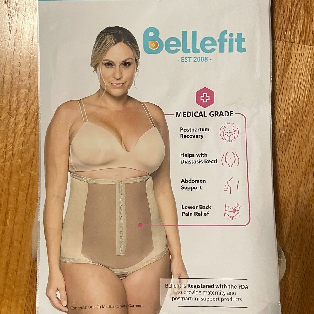 Bellefit postpartum shapewear girdle corset - XL